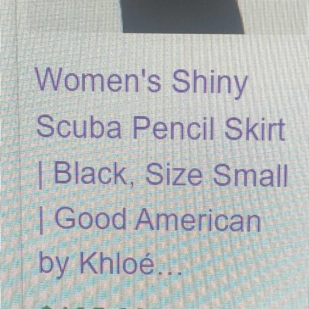 Good American pencil skirt